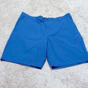 BANANA REPUBLIC Mens Blue  Comfort Flat Front Stretch Waist  Shorts Size  40